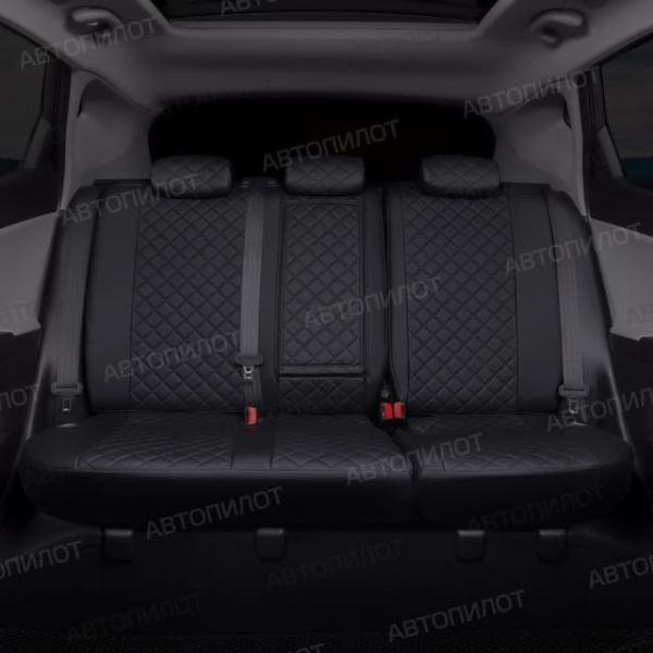 Чехлы Автопилот Экокожа Ромб на Москвич 3 (2022+) Чехлы Автопилот Экокожа Ромб на Москвич 3 (2022+)