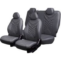 Чехлы Премиум Экокожа Байрон Президент|Жук на Chevrolet Rezzo (2004-2008)