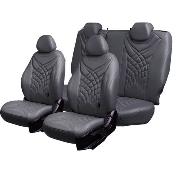 Чехлы Премиум Экокожа Байрон Президент|Жук на Lada Vesta / Vesta SW Cross (2015+)