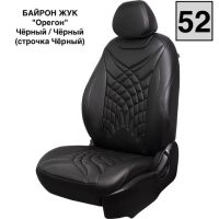 Чехлы Премиум Экокожа Байрон Президент|Жук на Chevrolet Rezzo (2004-2008)